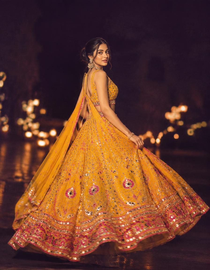 Navya lehenga in Yellow
